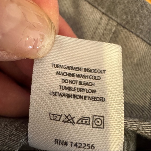 Figs Set Top And Pants Set Size Large Grey Turquoise Technical Collection - Picture 11 of 12